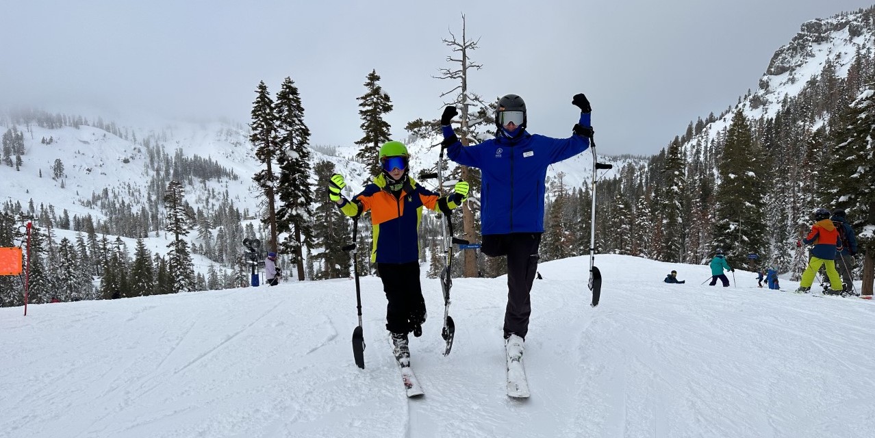 Quinn and Grant: Learning to Ski with One Leg