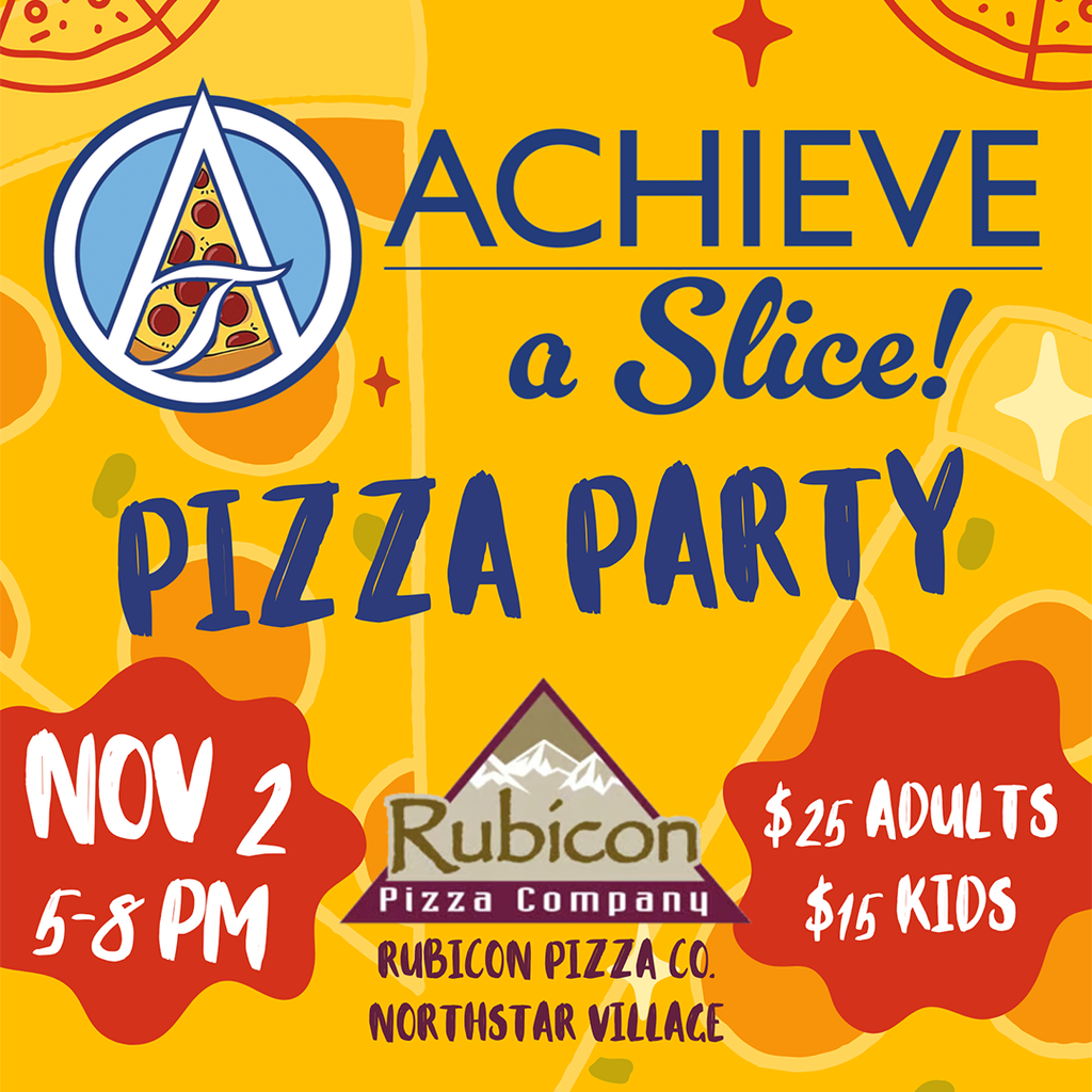 Achieve a Slice Pizza Party promotional image